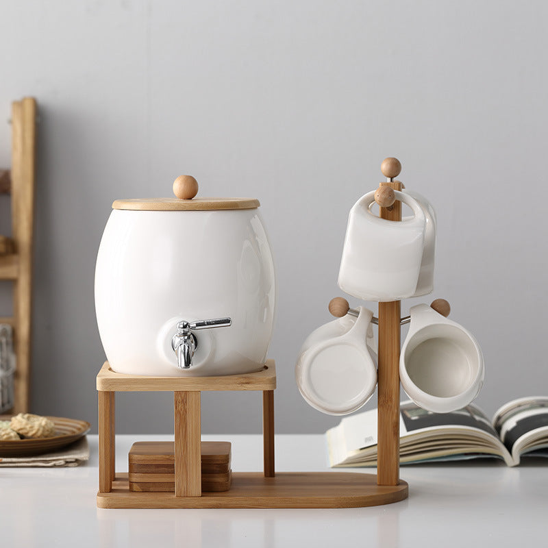 Large-Capacity Heat-Resistant Glass Water Pitcher