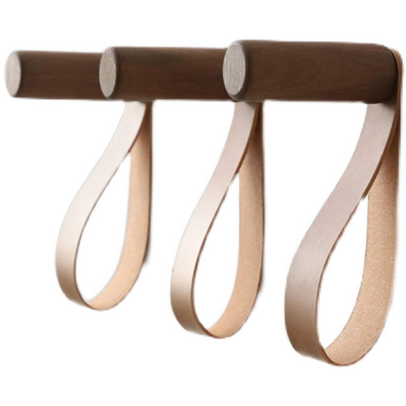 Black Walnut Sauna Hooks - Nordic Wall Mount