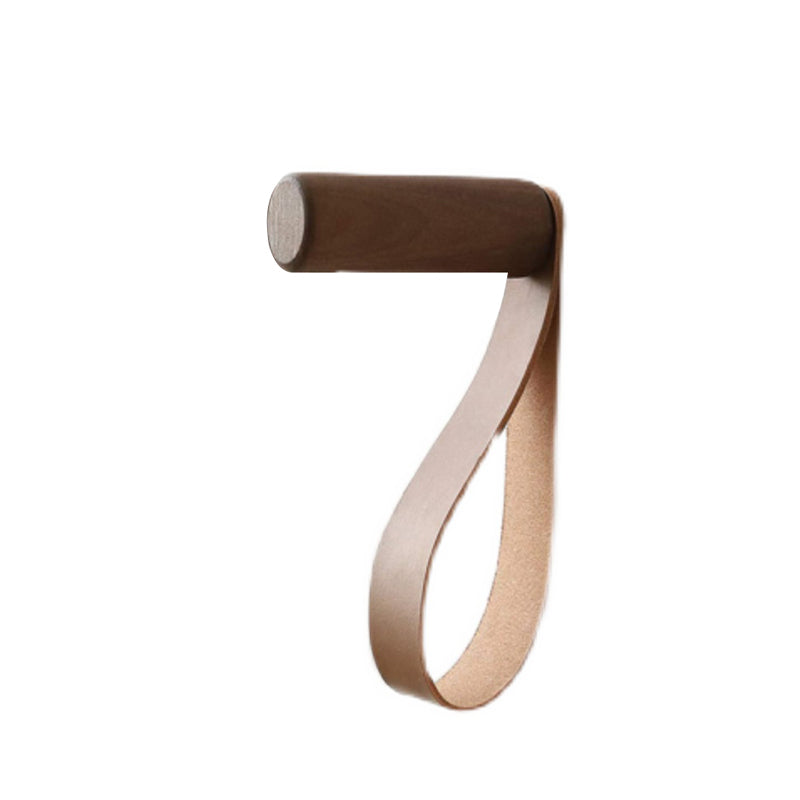 Black Walnut Sauna Hooks - Nordic Wall Mount