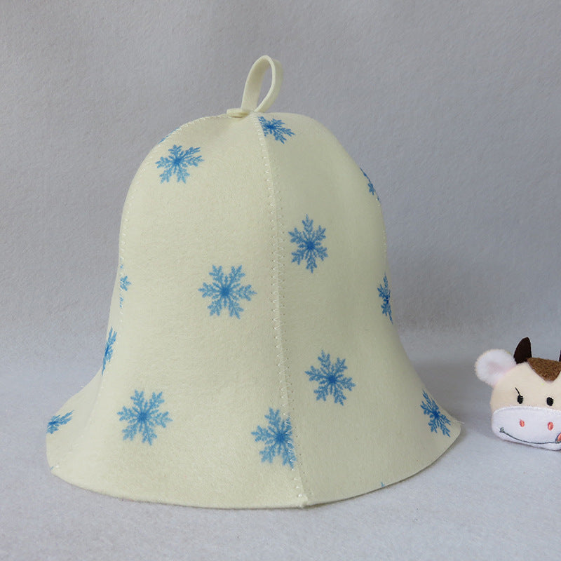 Premium Wool Sauna Hat