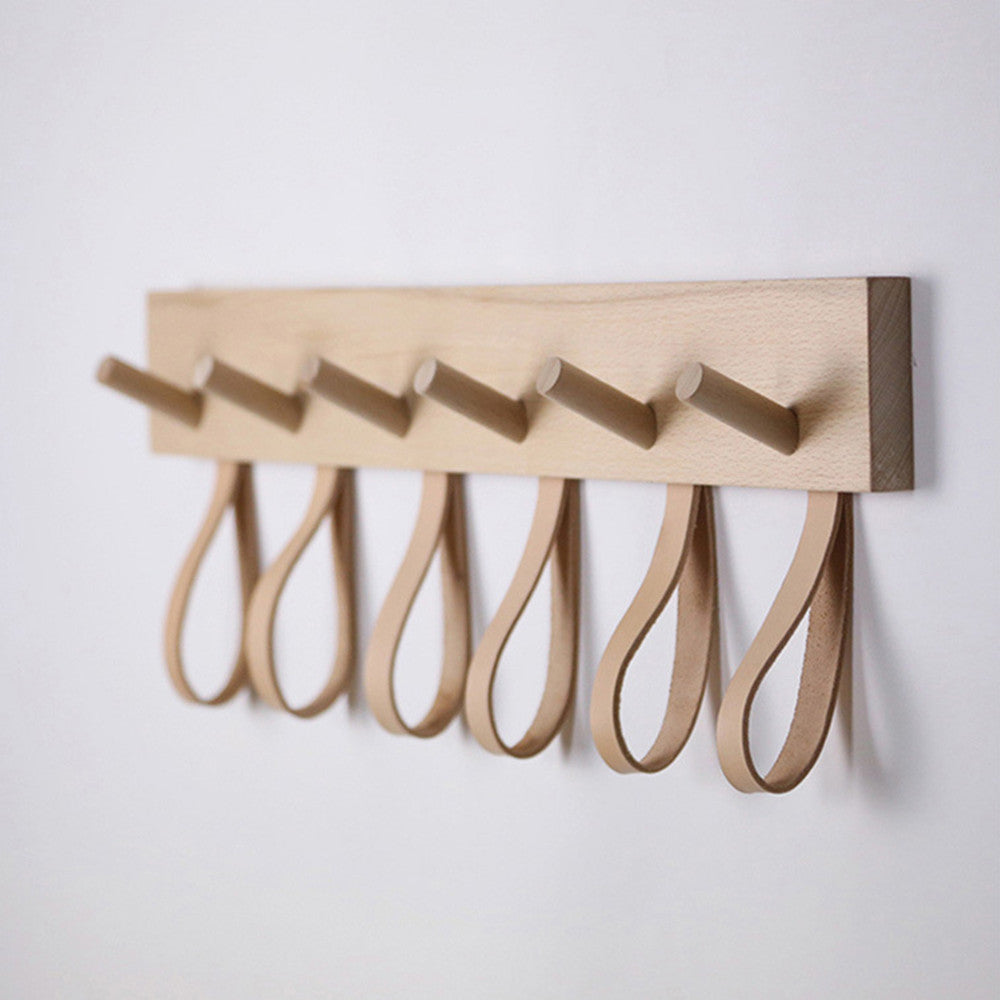 Premium Wooden Sauna Hooks - Handcrafted Wall Mount