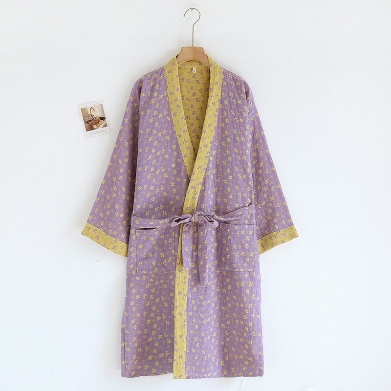 Women's Absorbent Cotton Bathrobe