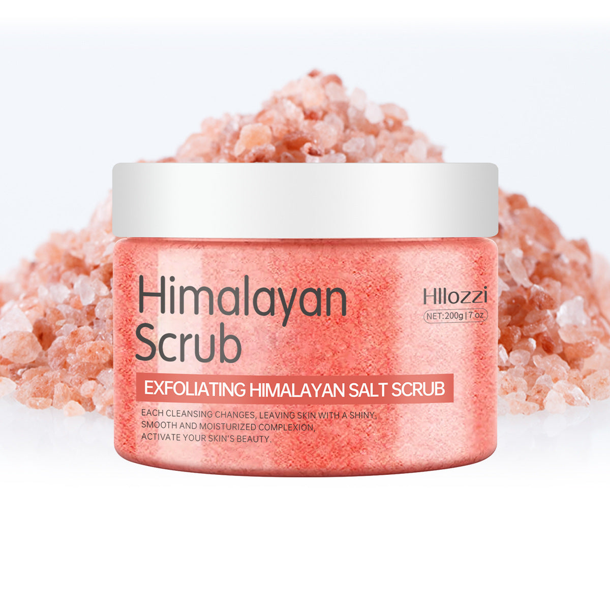 Himalayan Pink Salt Body Scrub - Exfoliating Cream for Smooth Skin