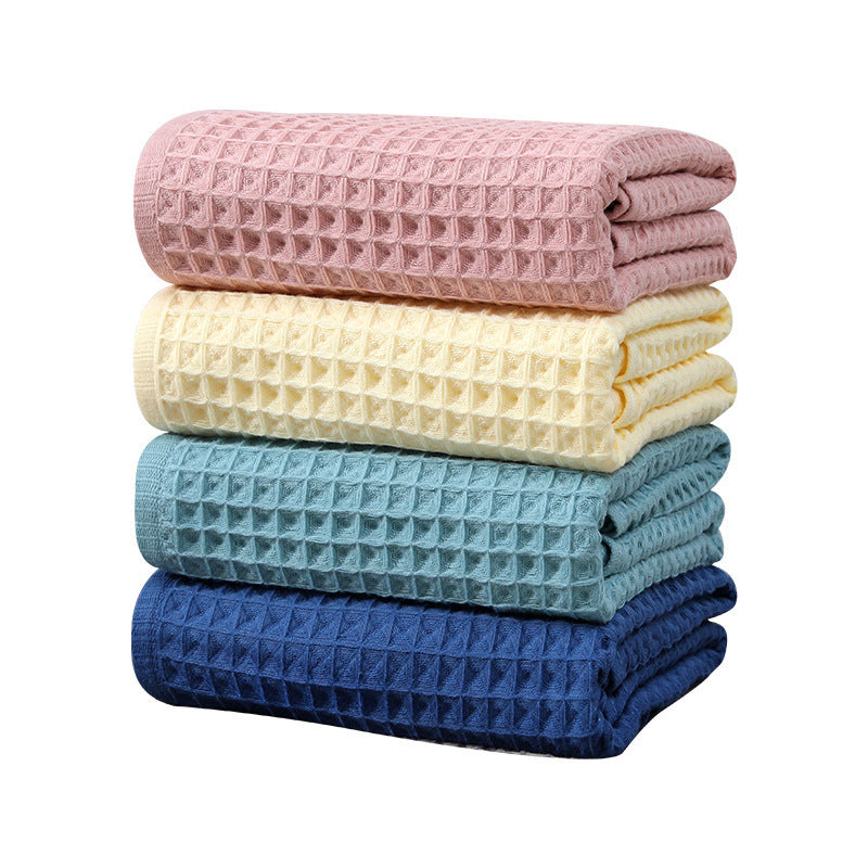 Japanese Waffle Weave Cotton Bath Towel