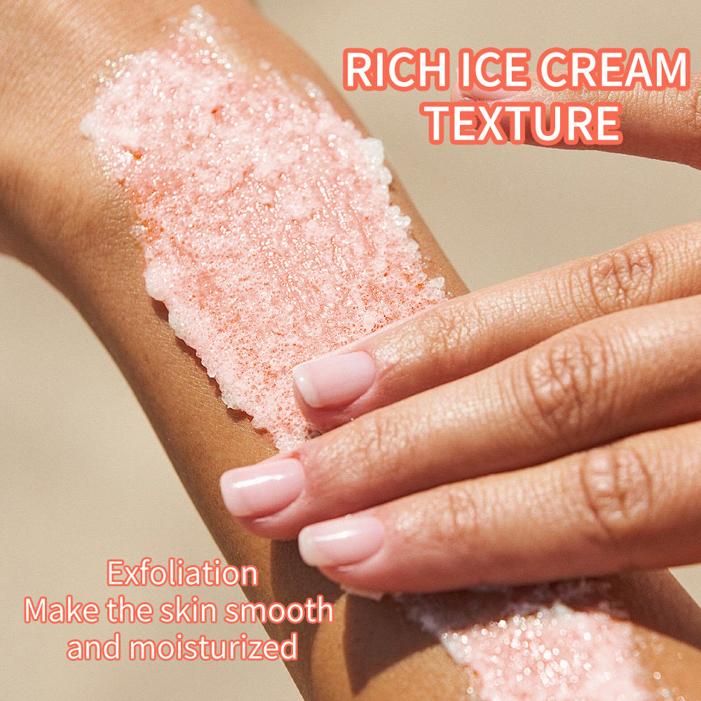 Himalayan Pink Salt Body Scrub - Exfoliating Cream for Smooth Skin