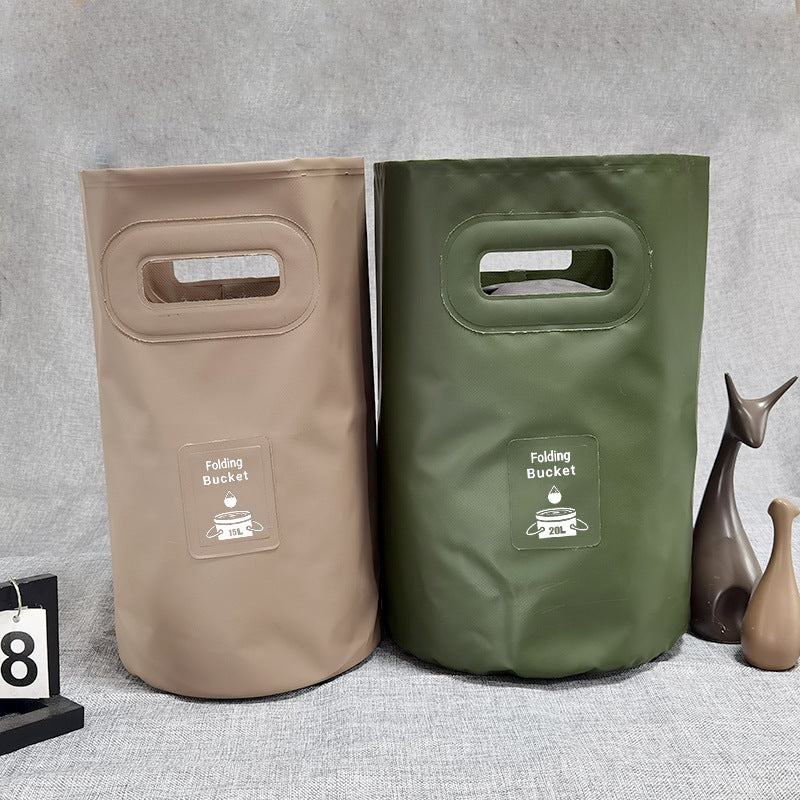 Portable Collapsible Water Bucket for Outdoor Sauna