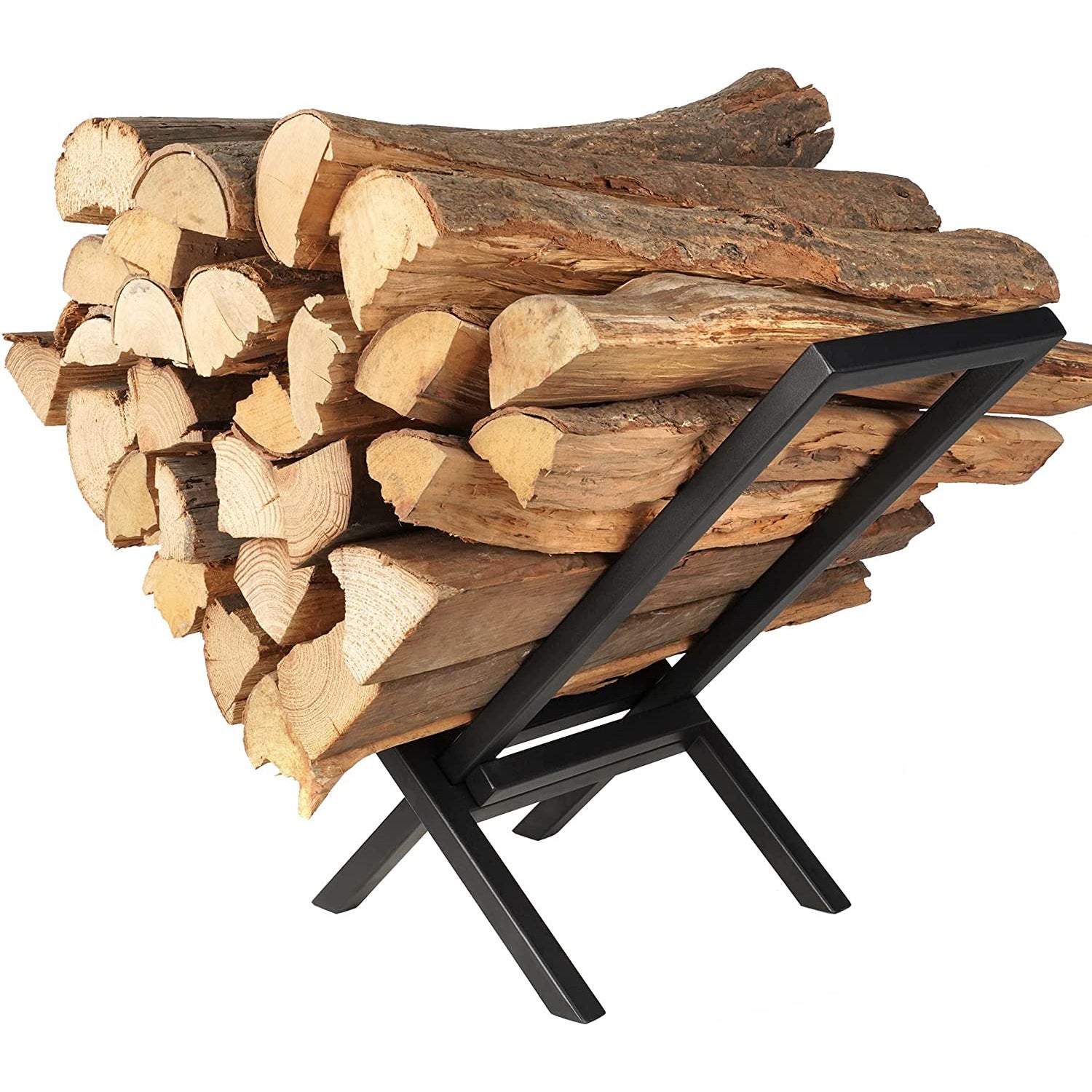 Heavy-Duty Carbon Steel Firewood Rack