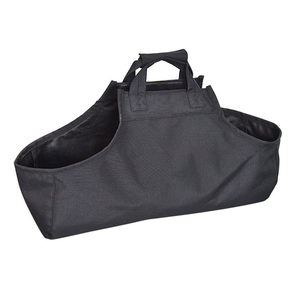 Durable Canvas Firewood Carrier Bag