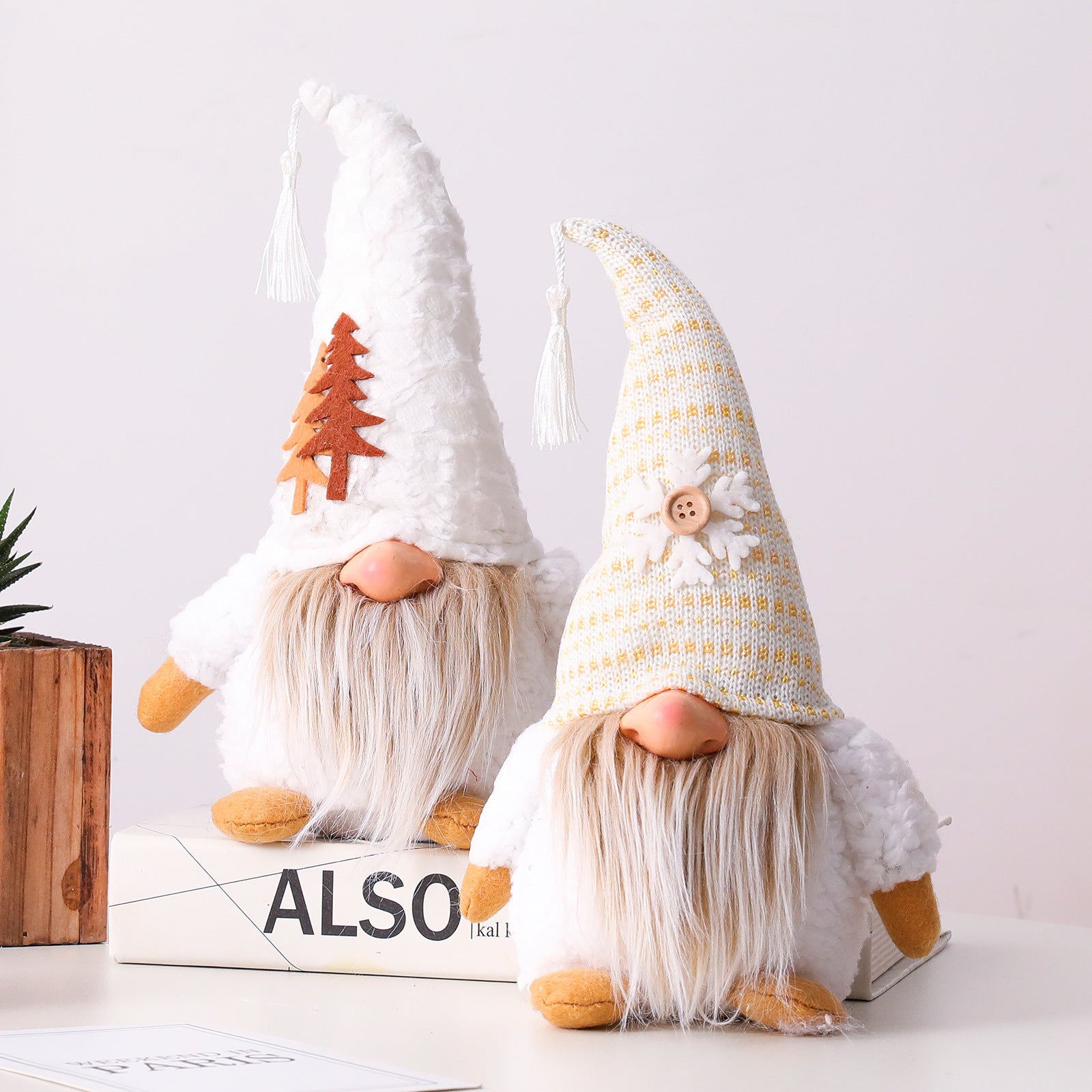 Scandinavian Large-nosed Faceless Rudolph Gnomes
