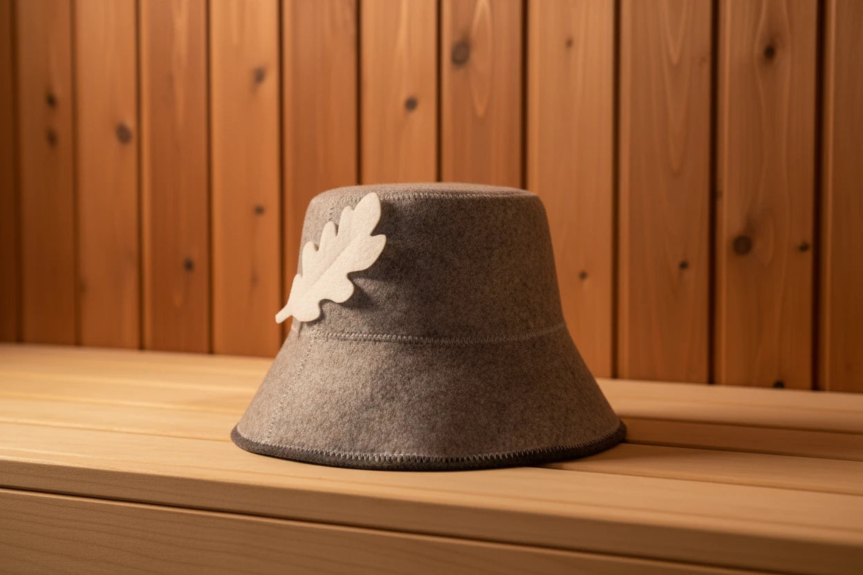 Premium Felt Sauna Hat - Heat Protection for Traditional Sauna Sessions